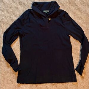 Ralph Lauren Black Knit Top